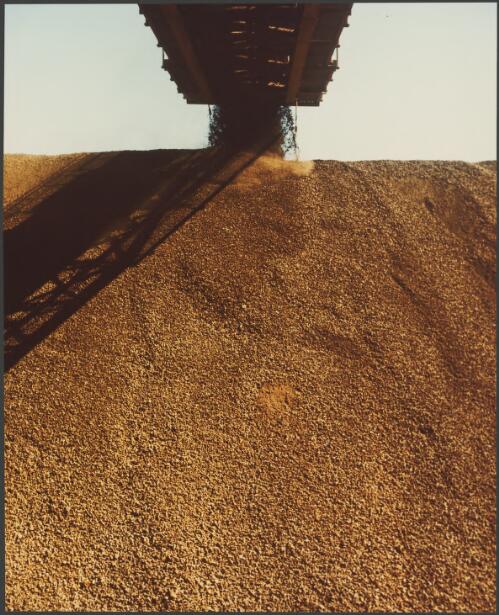 Iron ore pellets stockpiling at Hamersley Iron, Dampier, Western Australia, 1974, 4 [picture] / Wolfgang Sievers