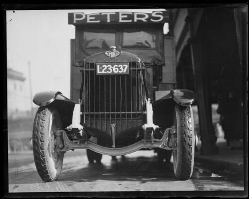 Peters truck parked on a street, New South Wales, 11 July 1929 [picture]