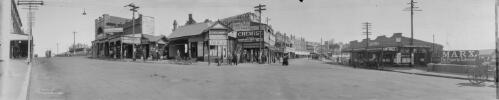 Panoramic view of the main street in Katoomba, New South Wales, 1920 [picture] / EB Studios