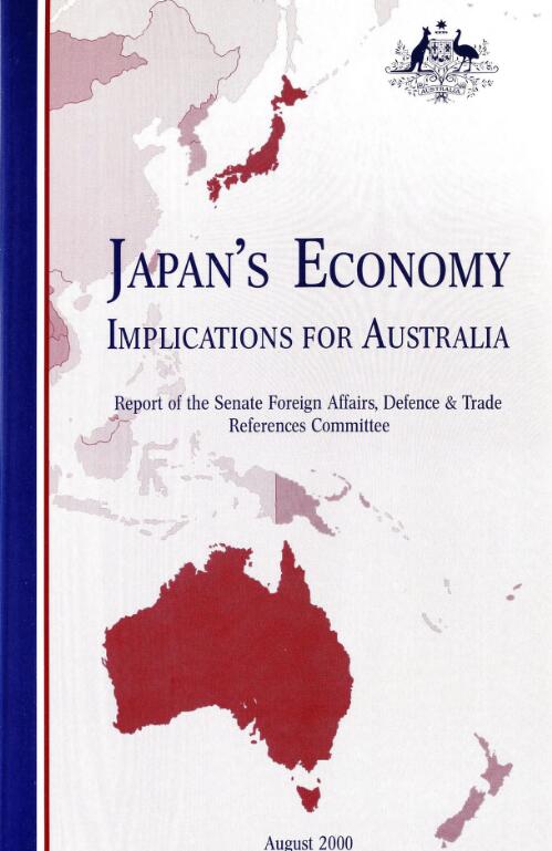 Japan's economy : implications for Australia : report 1 of the Senate Foreign Affairs, Defence and Trade References Committee