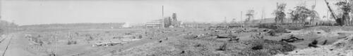 Panorama of steelworks and railway, Port Kembla, New South Wales [picture] / EB Studios
