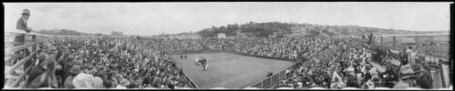 The finish of the doubles, Davis Cup, Double Bay grounds, Sydney, 1919 [picture] / EB Studios