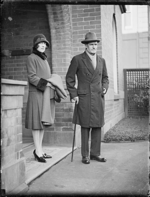 Premier Thomas Bavin with his wife Edyth, New South Wales, ca. 1930 [picture]