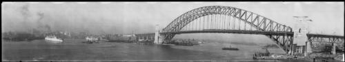 Panorama of Sydney Harbour Bridge, Sydney, 1930 [picture] / EB Studios