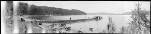 Panorama of Careel Bay and the jetty, Pittwater, New South Wales [picture] / EB Studios