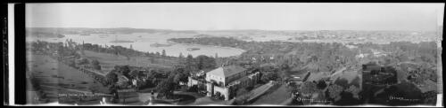 Panorama of Sydney and Sydney Harbour from Macquarie Street, Sydney, 3 [picture] / EB Studios