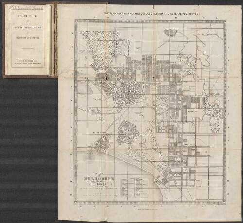 Plan of Melbourne and its suburbs : accurately compiled from the government maps