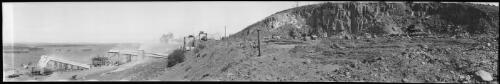 Panoramic view of quarry works, New South Wales [picture] / EB Studios