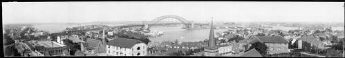 Panorama of Sydney Harbour and the Sydney Harbour Bridge, 2 [picture] / EB Studios