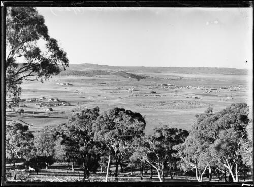 National capital with gum trees in the foreground, Canberra, 1926 [picture]