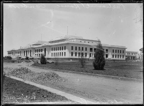 Front drive of the Parliament House, Canberra, 1927 [picture]