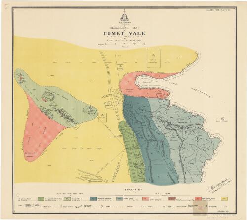 Geological map of Comet Vale, North Coolgardie G.F. [cartographic material] / by J.T. Jutson