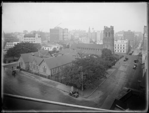 Aerial view of St Phillips Church, Sydney, ca. 1920 [picture]