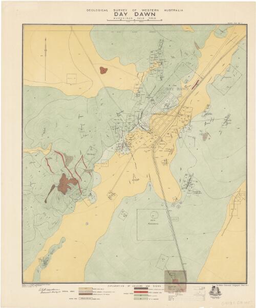 Day Dawn, Murchison Gold Field [cartographic material] / Geological Survey of Western Australia