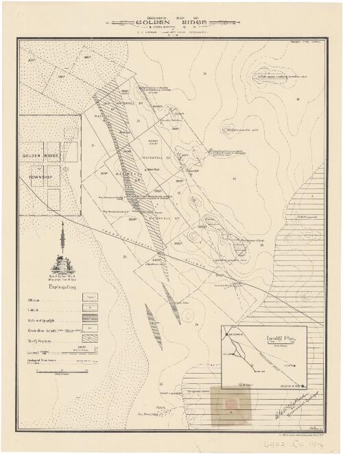 Geological map of Golden Ridge, E. Coolgardie G.F. [cartographic material] / by C.S. Honman