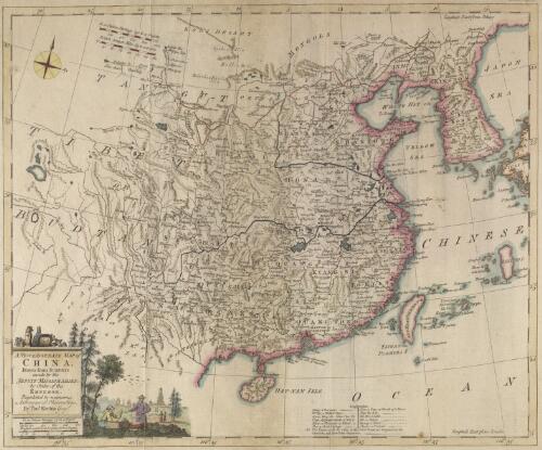 A new & accurate map of China [cartographic material] : drawn from surveys made by the Jesuit Missionaries, by order of the Emperor, regulated by numerous astronomical observations / by Thos. Kitchin Geogr