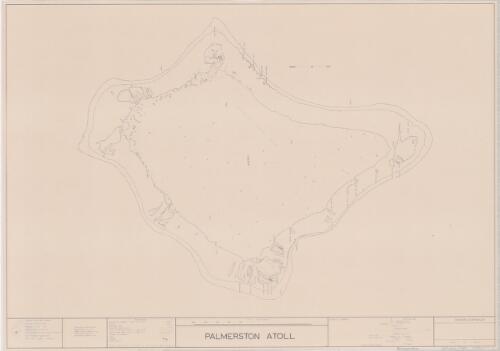 Palmerston Atoll [cartographic material] / mapped in 1975 by Photogrammetric Branch, H.O. Dept. of Lands & Survey
