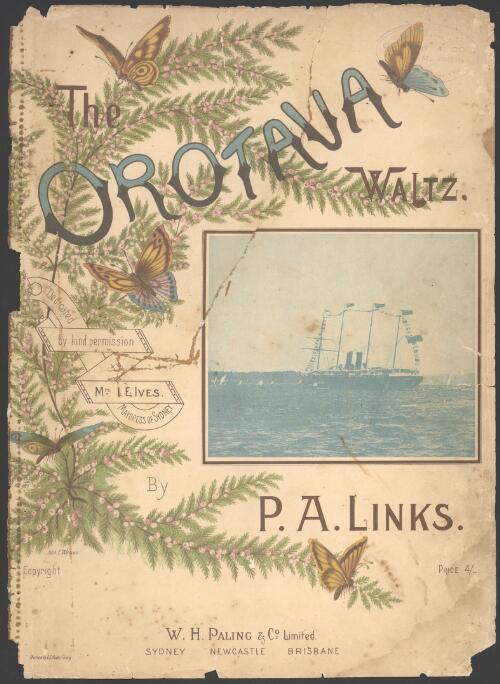 The Orotava [music] : waltz / by P.A. Links