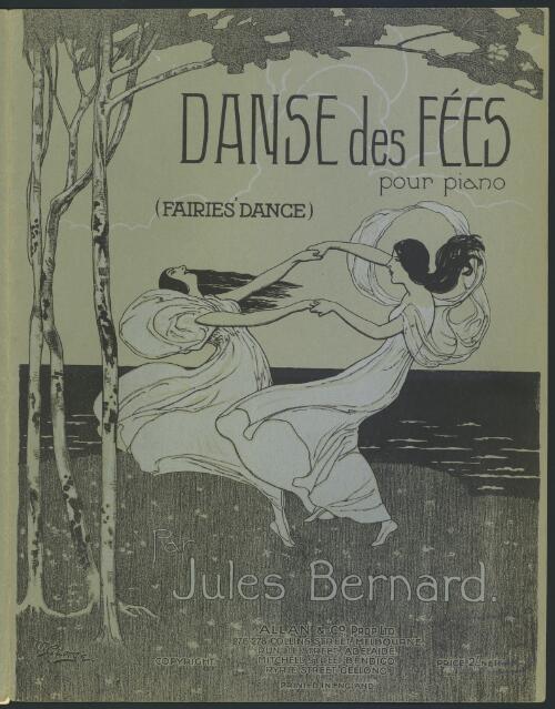 Danse des fees [music] : pour piano = Fairies' dance:/ par Jules Bernard