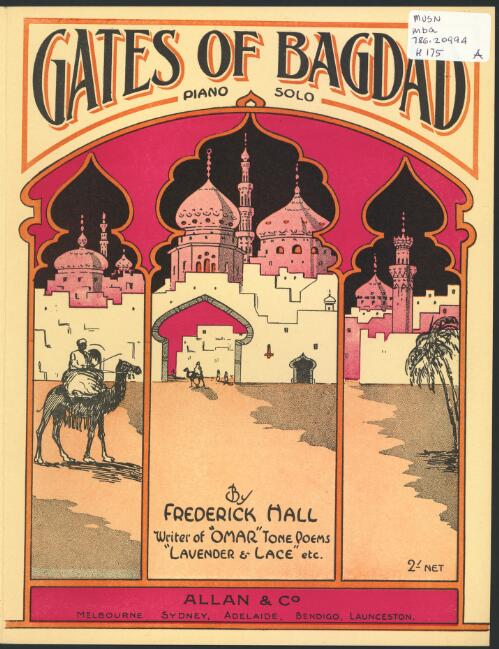Gates of Bagdad [music] : piano solo / by Frederick Hall