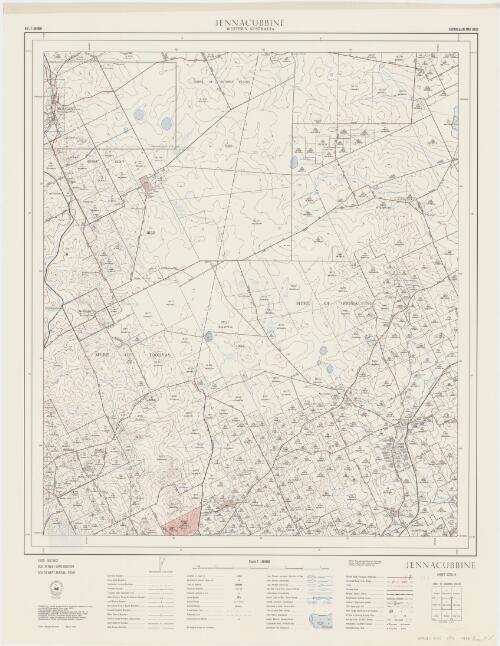 Jennacubbine, Western Australia [cartographic material] / prepared under the direction of the Surveyor General, Department of Lands and Surveys, Western Australia