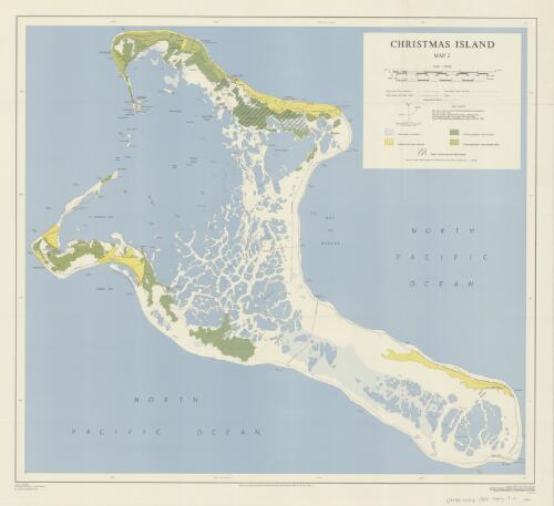 Christmas Island [cartographic material] / base map constructed, drawn and photographed by Directorate of Overseas Surveys, 1967