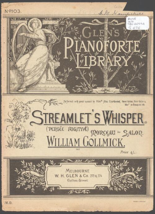 Streamlet's whisper [music] : (pensee fugitive) morceau de salon / William Gollmick