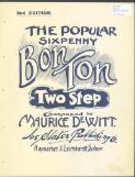 Bon-ton [music] : two step / composed by Maurice de Witt