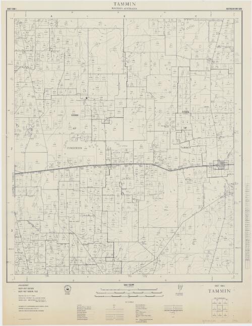 [Western Australia] R.F. 1:50 000. 2334-I, Tammin [cartographic material] / prepared under the direction of the Surveyor General, Department of Lands and Surveys, Western Australia