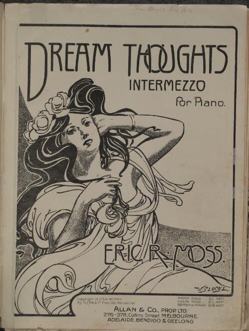 Dream thoughts [music] : intermezzo for piano / Eric R. Moss