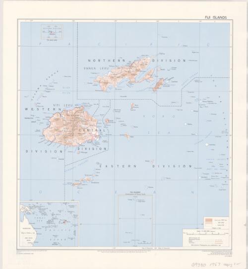 Fiji Islands [cartographic material] / compiled and drawn by Directorate of Overseas Surveys