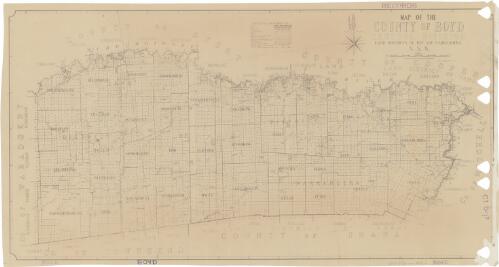 Map of the County of Boyd, Central Division, Lands Districts of Hay and Narrandera, N.S.W. [cartographic material]  / compiled, drawn and printed at the Department of Lands, Sydney, N.S.W
