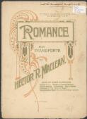 Romance [music] : for pianoforte / by Hector R. Maclean