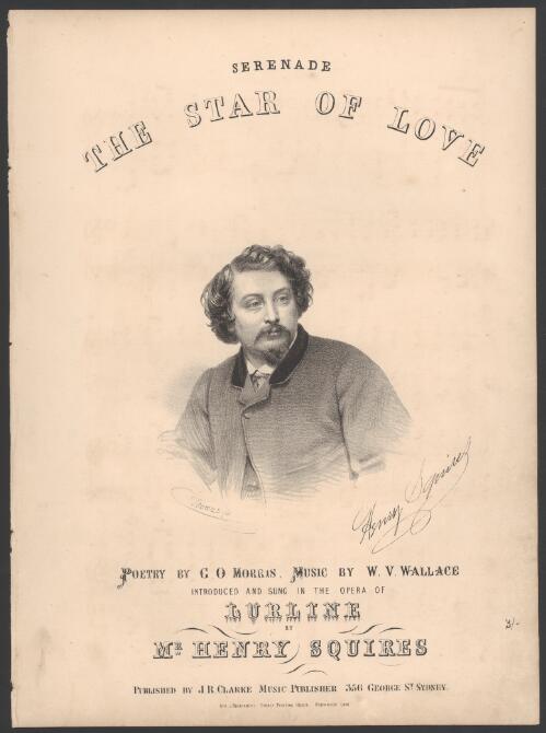 The star of love [music] : serenade / words by George P. Morris ; music by Wm. Vincent Wallace
