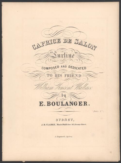 Caprice de salon [music] : Lurline / by E.D. Boulanger