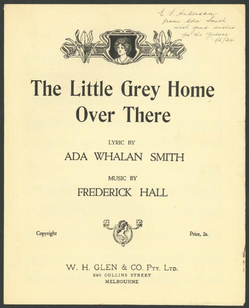 The little grey home over there [music] / lyrics by Ada Whelan Smith ; music by Frederick Hall