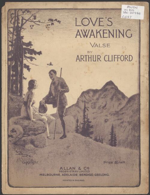 Love's awakening [music] : valse / by Arthur Clifford