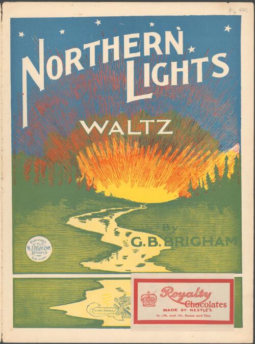 Northern lights [music] : waltz / by G.B. Brigham