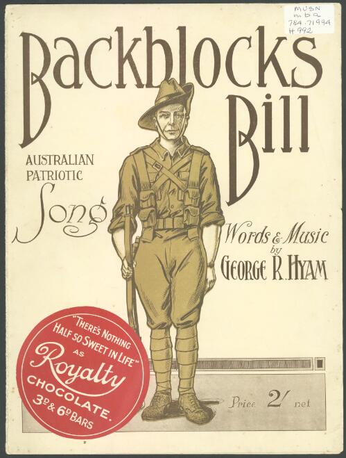 Backblocks Bill [music] : Australian patriotic song / words & music by George R. Hyam