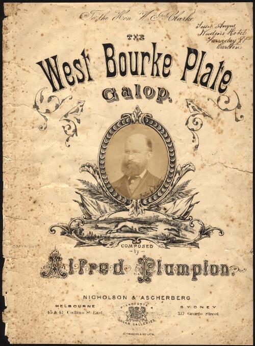 The West Bourke Plate galop [music] / composed by Alfred Plumpton