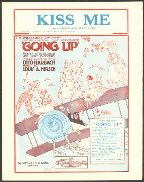Kiss me [music] : duet / lyric by Otto Harbach ; music by Louis A. Hirsch