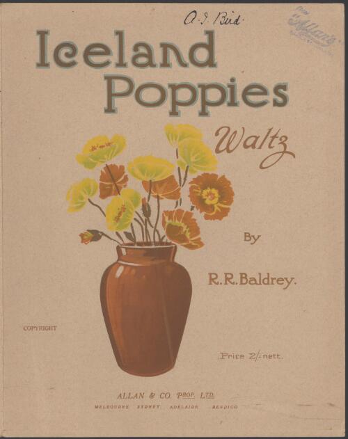 Iceland poppies [music] / R.R. Baldrey