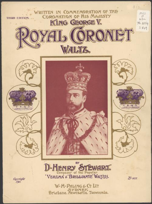 Royal coronet waltz [music] / D. Henry Stewart