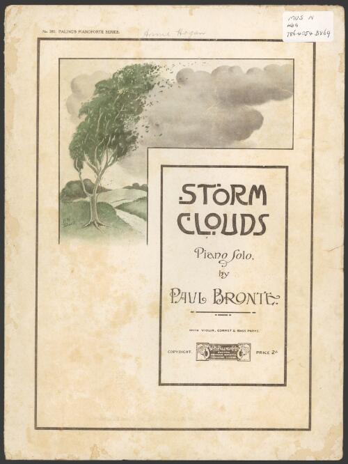 Storm clouds : piano solo / by Paul Bronte