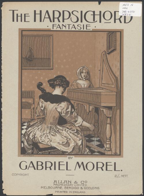 Harpsichord [music] : gavotte / Gabriel Morel