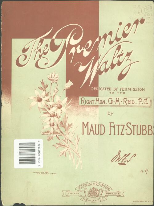 The premier waltz [music] / by Maud Fitz-Stubbs