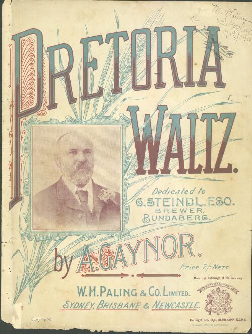Pretoria waltz [music] / by A. Gaynor