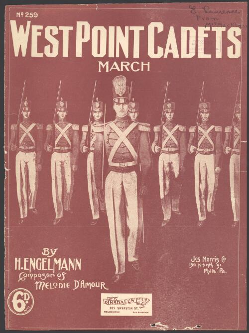 West-Point cadet march, opus 803 [music] / H. Engelmann