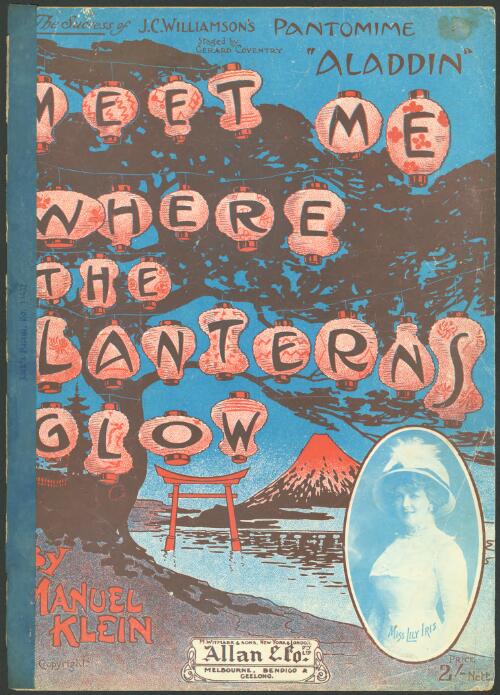 Meet me where the lanterns glow [music] / lyric and music by Manuel Klein