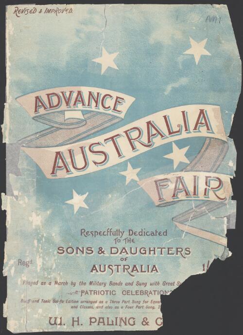 Advance Australia fair [music] / written and composed by Amicus